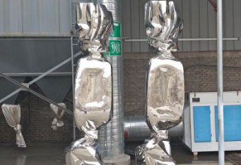 糖果雕塑廠家，仿真不銹鋼糖果雕塑價(jià)格