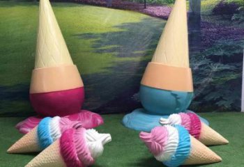 雪糕雕塑 庭院雪糕雕塑 標(biāo)識(shí)主題擺件