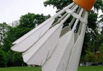 園林羽毛球雕塑 城市廣場雕塑 步行街擺件