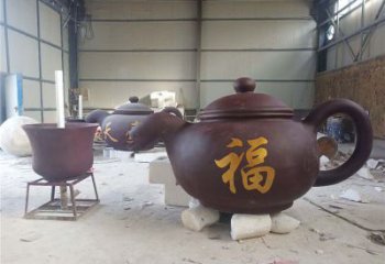 廣場(chǎng)水壺雕塑 公園仿真雕塑 抽象擺件