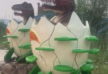 城市恐龍蛋雕塑 風(fēng)景區(qū)彩繪雕塑 抽象擺件