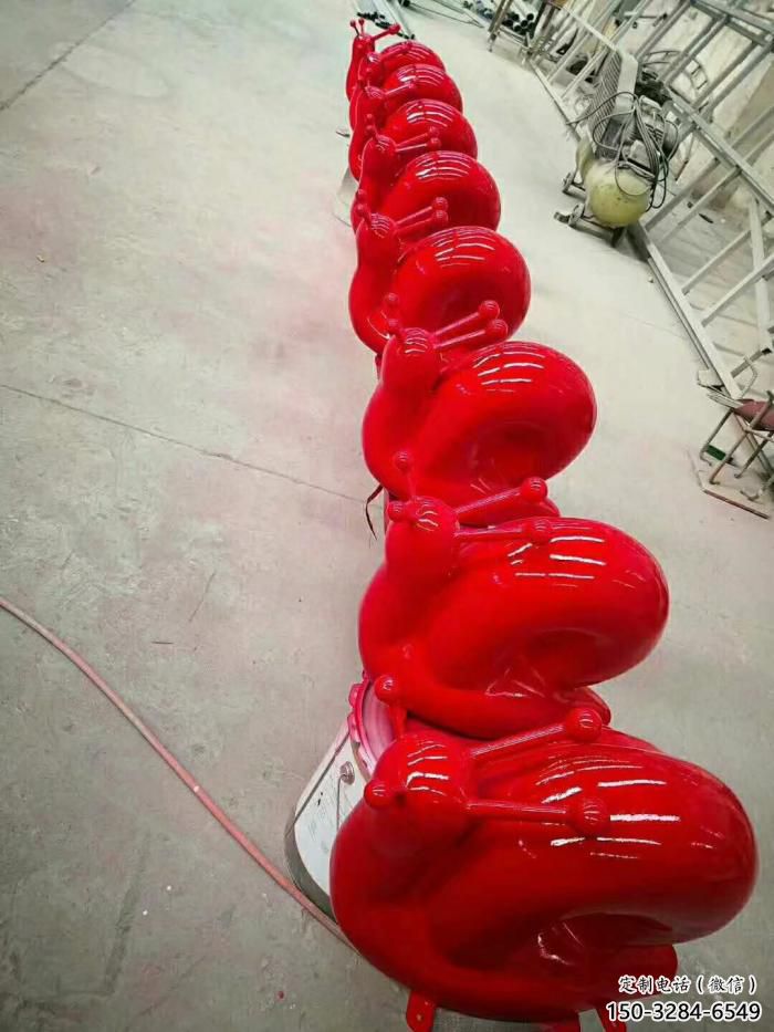 玻璃鋼蝸牛雕塑廠家 風(fēng)景區(qū)彩繪雕塑 抽象擺件