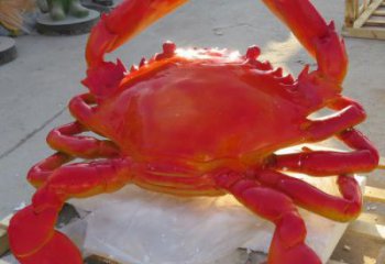 風景區玻璃鋼螃蟹雕塑 售樓處廣場雕塑 仿古擺件