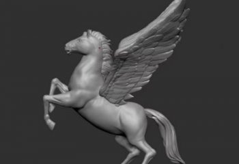 大型飛馬銅雕塑 商業(yè)街廣場雕塑 古銅色擺件