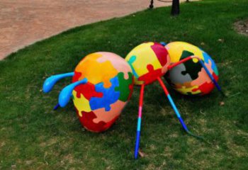 售樓處玻璃鋼螞蟻雕塑 商業街圣誕節雕塑 動物擺件