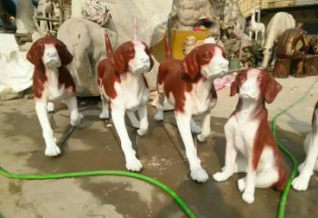 風(fēng)景區(qū)玻璃鋼小狗雕塑 售樓處廣場雕塑 仿古擺件