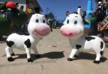 公園玻璃鋼小狗雕塑 酒店門口雕塑 彩繪擺件