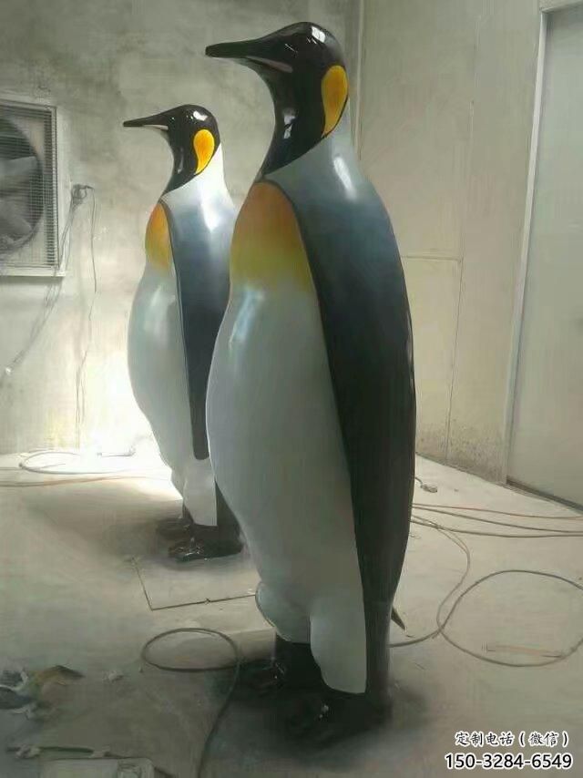 仿真企鵝雕塑 酒店公園雕塑 風(fēng)景區(qū)擺件