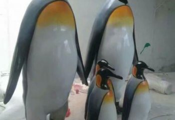 玻璃鋼企鵝雕塑價格 風景區(qū)仿真雕塑 廣場小品