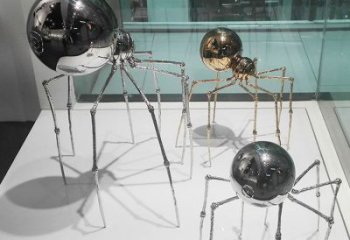 大型不銹鋼蜘蛛雕塑 步行街宣傳雕塑 仿真擺件