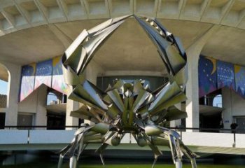 風景區不銹鋼蜘蛛雕塑 售樓處廣場雕塑 仿古擺件