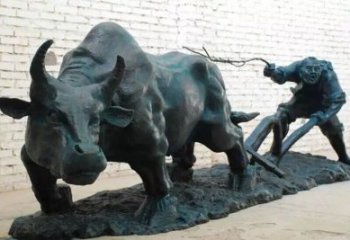 售樓處華爾街牛銅雕塑 商業(yè)街雕塑 動(dòng)物擺件