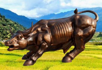 園林玻璃鋼華爾街牛雕塑 風(fēng)景區(qū)仿真雕塑 廣場(chǎng)小品