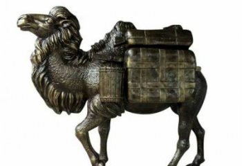 風景區玻璃鋼駱駝雕塑廠家 售樓處廣場雕塑 仿古擺件