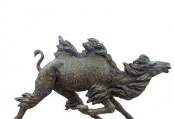 園林玻璃鋼駱駝雕塑廠家 城市廣場雕塑 步行街擺件