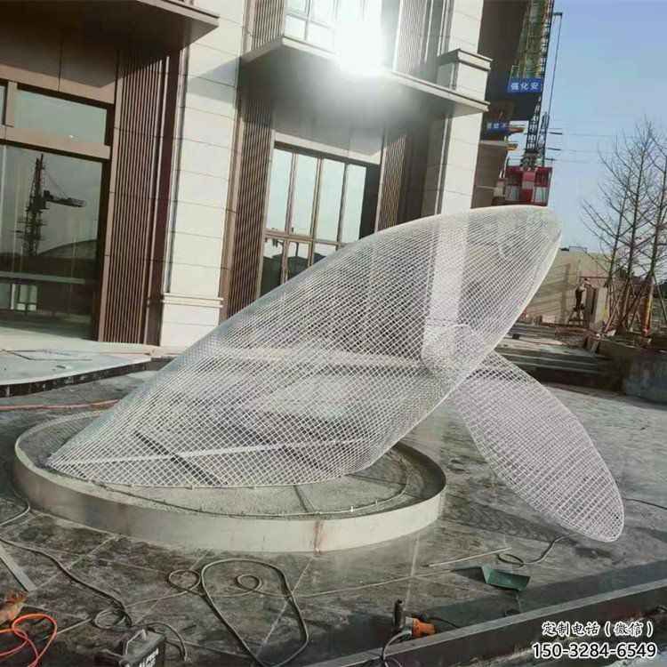 大型鯨魚雕塑，鏤空燈光原理，戶外公園廣場擺件 (5)