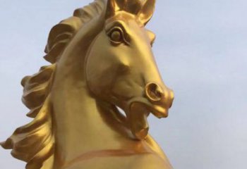 公園不銹鋼駿馬雕塑 酒店門口雕塑 彩繪擺件