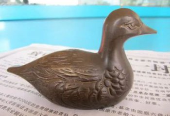 鴨子雕塑廠家，仿真動物， 公園廣場街頭擺件 (3)