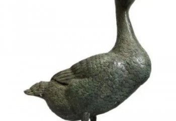 鴨子雕塑廠家，仿真動物， 公園廣場街頭擺件 (10)