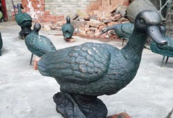 鴨子雕塑廠家，仿真動物， 公園廣場街頭擺件 (12)