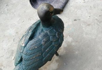 鴨子雕塑廠家，仿真動物， 公園廣場街頭擺件 (18)