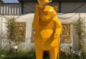 大熊雕塑廠家，酒店房地產(chǎn)雕塑，現(xiàn)代景觀小品 (7)