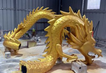 龍形銅雕塑，鑄銅工藝，大型動物雕塑制造商 (2)