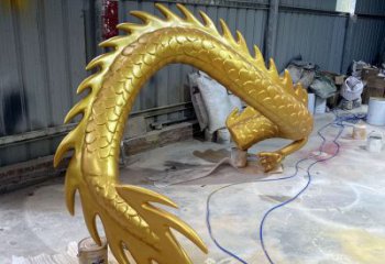 龍形銅雕塑，鑄銅工藝，大型動(dòng)物雕塑制造商 (3)