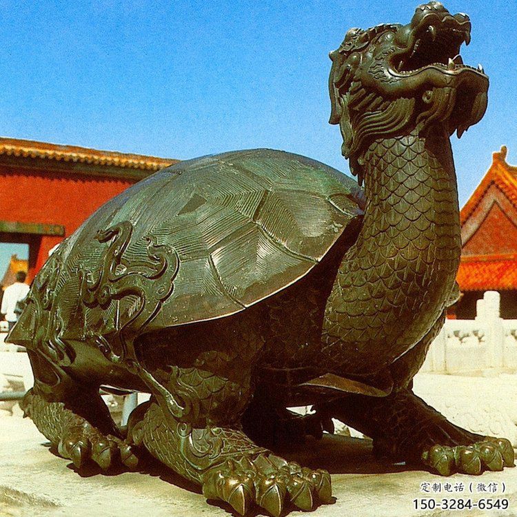 銅烏龜?shù)袼苌a(chǎn)廠家，神獸動物，仿古公園廣場擺件
