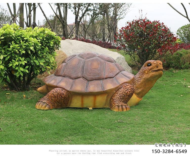 仿古烏龜?shù)袼?庭院彩繪雕塑 田間小品