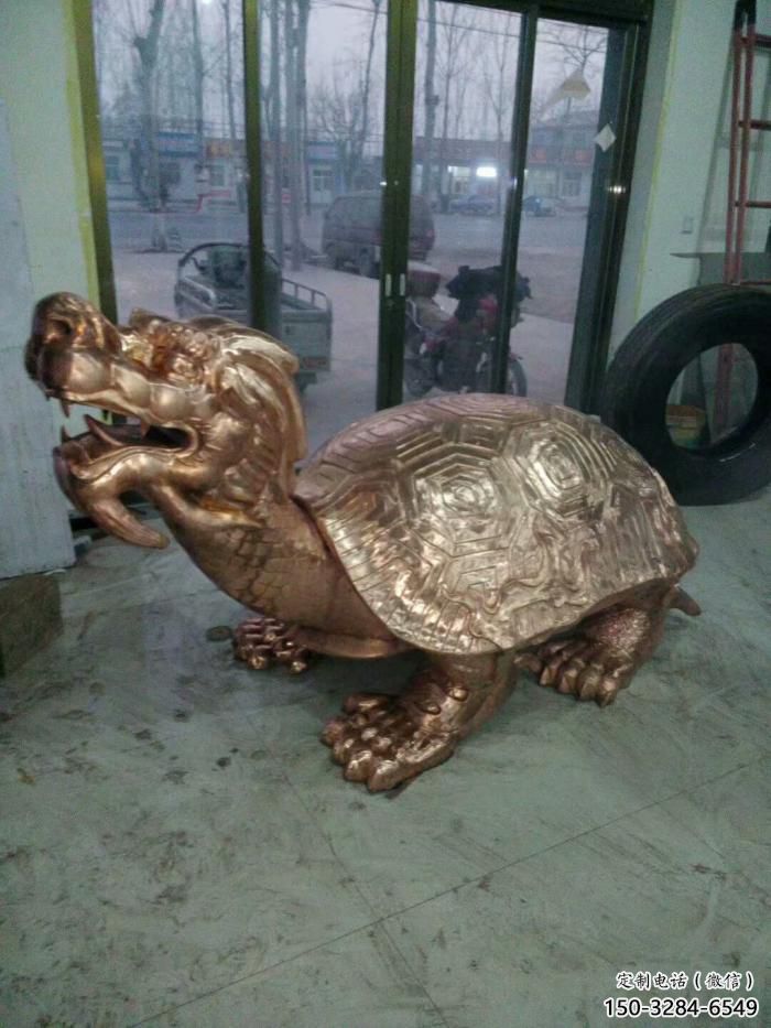 抽象烏龜?shù)袼?店門口彩繪雕塑 步行街?jǐn)[件