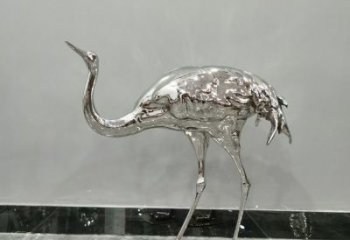 仿真鴕鳥雕塑 酒店公園雕塑 風景區(qū)擺件