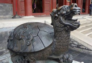 銅烏龜雕塑制作，神獸動物，仿古公園廣場擺件