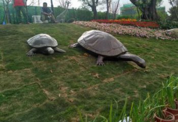 公園烏龜雕塑 酒店門口雕塑 彩繪擺件