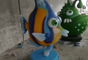 大型劍魚雕塑，戶外街頭雕塑，海洋生物雕塑