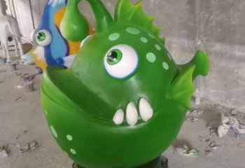 廣場劍魚雕塑，戶外街頭雕塑，海洋生物雕塑