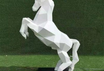 廣場奔馬雕塑 公園仿真雕塑 抽象擺件