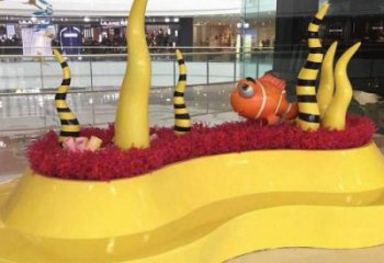 創意玻璃鋼海星雕塑 步行街店門口雕塑 影視劇小品