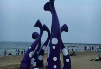 玻璃鋼售樓處水母雕塑 商業街仿真雕塑 海洋生物擺件