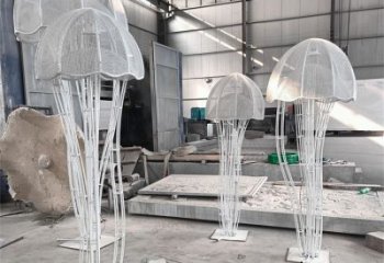 創意水母雕塑 步行街店門口雕塑 影視劇小品