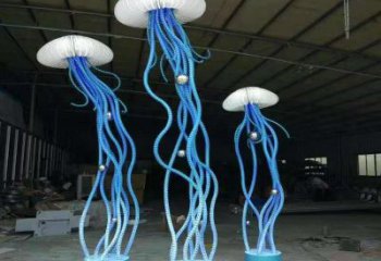 商業街水母雕塑 售樓處雕塑 海洋生物擺件