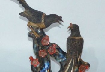 城市喜鵲雕塑 風景區(qū)彩繪雕塑 抽象擺件