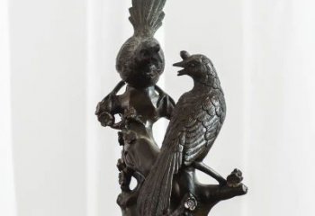 園林喜鵲銅雕塑 城市廣場雕塑 步行街擺件