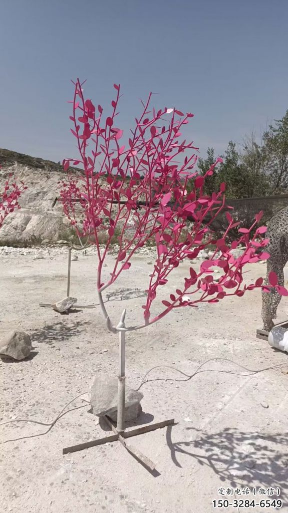 田間不銹鋼麋鹿雕塑 彩繪仿真雕塑 園林?jǐn)[件