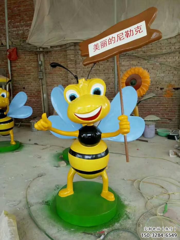 公園蜜蜂雕塑廠 酒店門口雕塑 彩繪擺件