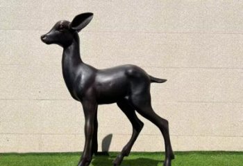 抽象玻璃鋼麋鹿雕塑 店門口彩繪雕塑 步行街?jǐn)[件