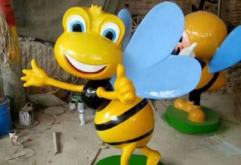 創(chuàng)意蜜蜂雕塑廠家 步行街店門口雕塑 影視劇小品
