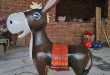 園林毛驢雕塑 城市廣場雕塑 步行街擺件