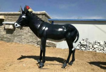 園林毛驢雕塑廠家 城市廣場雕塑 步行街擺件