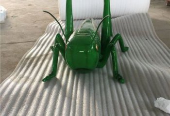 田間蟈蟈雕塑 彩繪仿真雕塑 園林擺件